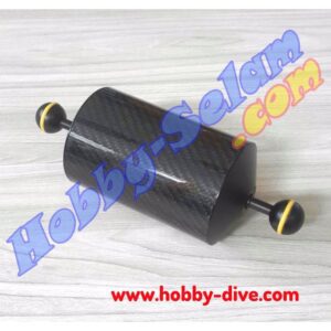 MEIKON Carbon Fiber Bouyancy Float Ball Arm 22*8cm for Scuba Diving Strobe HD-GA10