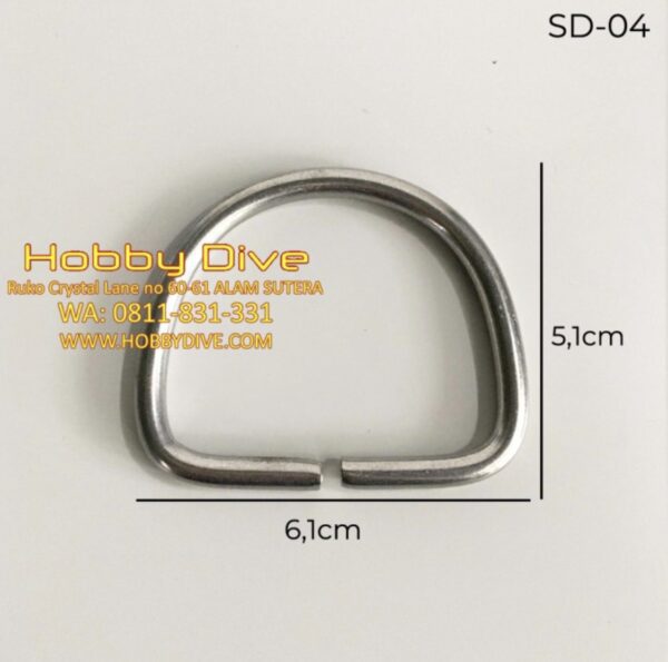 D-Ring Stainless Steel HD-342 Accessories Diving