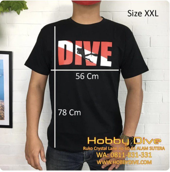Scuba Diving T-Shirt Dive T Shirt Kaus Diving HD-574