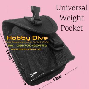 Scuba Diving Weight Pocket Weight Belt Black HD-052