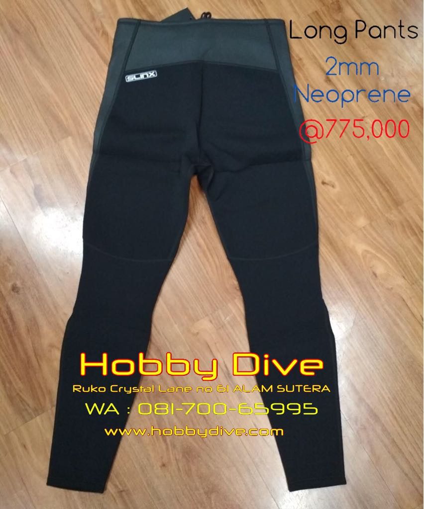 SLINX Wetsuit Long Pants 2MM Neoprene HD-SL09