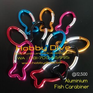 Fish Carabiner Aluminium 6cm Accessories HD-181