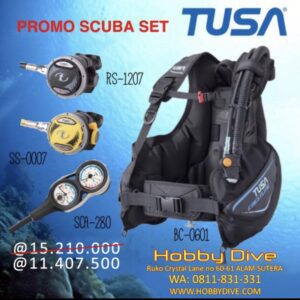 TUSA SCUBA SET Liberator + RS1001 + SS-11 + SCA280 SET-01
