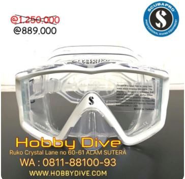 [SP-MK05] Scubapro Mask Crystal Vu Clear Silicon