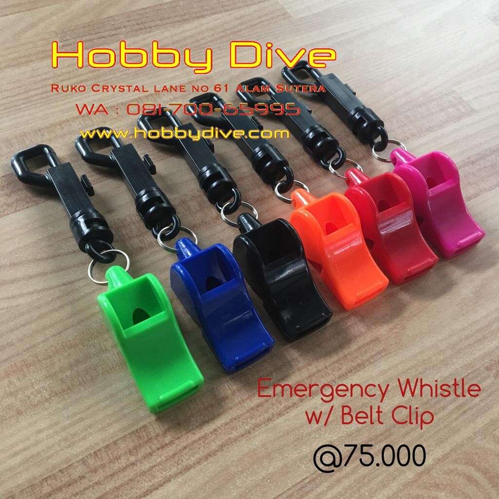Emergency Whistle with Belt Clip HD-115