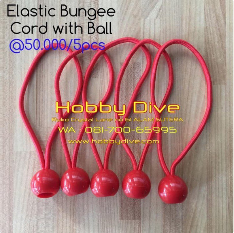 [HD-158] Elastic Bungee Cord With Ball Scuba Diving Accessories