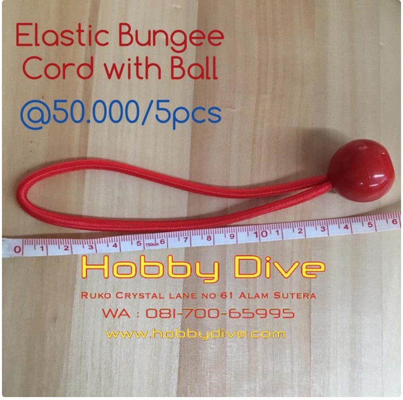 [HD-158] Elastic Bungee Cord With Ball Scuba Diving Accessories