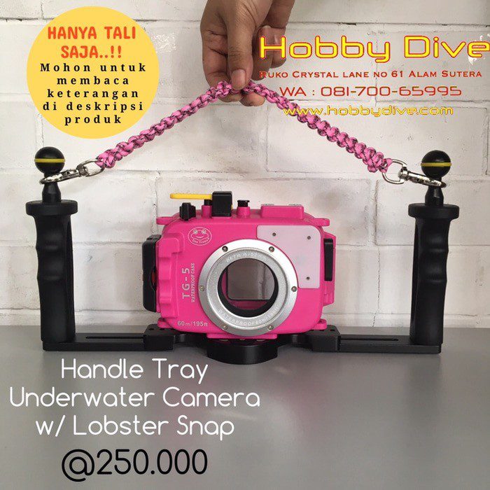 [HD-192] Handle Tray Underwater Camera with Lobster Snap