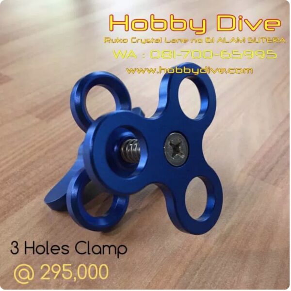[HD-255] Three Holes Clamp Underwater Photography Diving Accessories