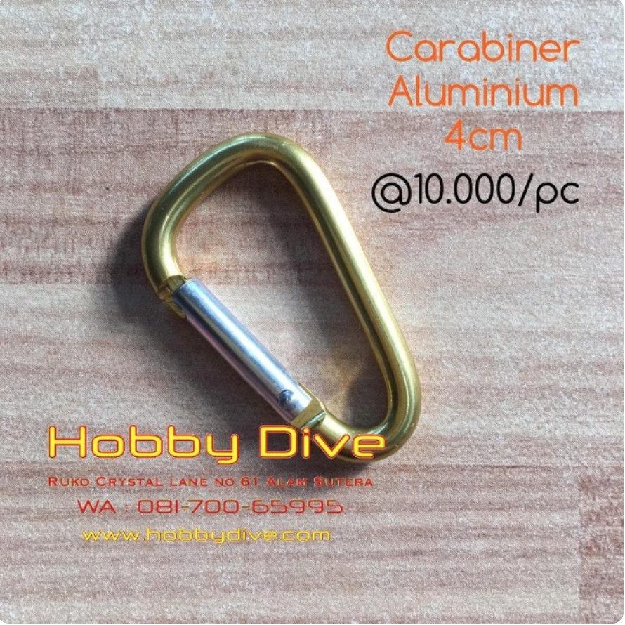 Carabiner Aluminium 4cm Accessories HD-188