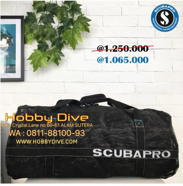 SCUBAPRO Mesh Bag Coated – Scuba Diving Alat Selam Tas Diving – Hobby Dive