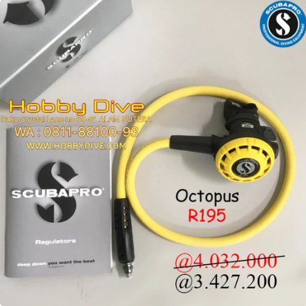 SCUBAPRO Octopus R195 Scuba Diving Alat Selam