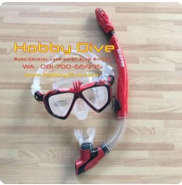 Power-view Dry Combo Mask + Snorkel Seapro HD17037CMB