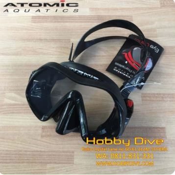 ATOMIC Mask Venom Frameless Black – Scuba Diving Alat Diving – Hobby Dive
