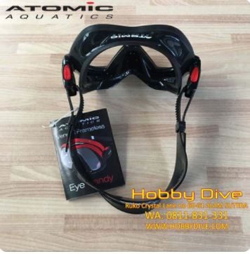 ATOMIC Mask Venom Frameless Black – Scuba Diving Alat Diving – Hobby Dive